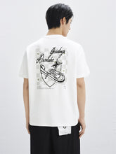 Men's Crewneck T-Shirt with Back Print